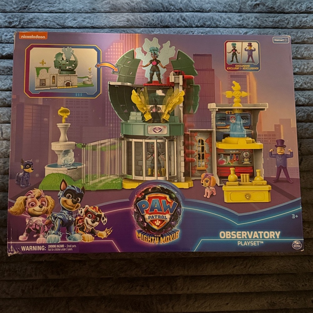 New! Paw Patrol The Mighty Movie Observatory Playset - Walmart Exclusive